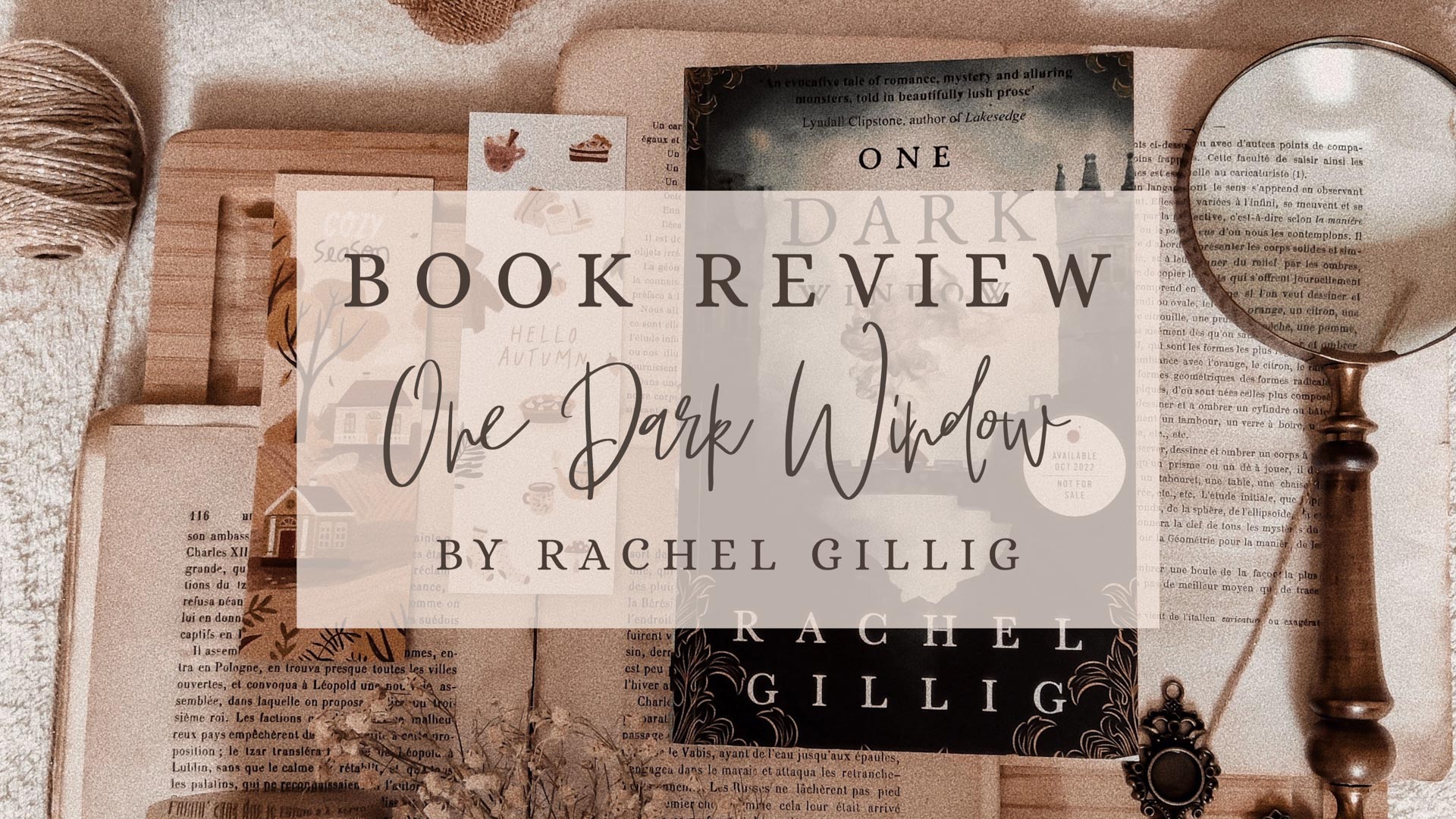 One Dark Window  Book Review 